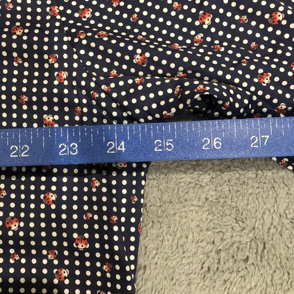 Maceoo Shirt Men 2XL/6 Luxor Ladybug Blue White Polka Dots Button Up Long Sleeve - Picture 3 of 10